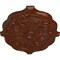 Ekena Millwork Pesaro Ceiling Medallion, Hand-Painted Burnished Mahogany Crackle, 36"W x 26"H x 1 1/2"P CM36X26PEBMC - alternate 2